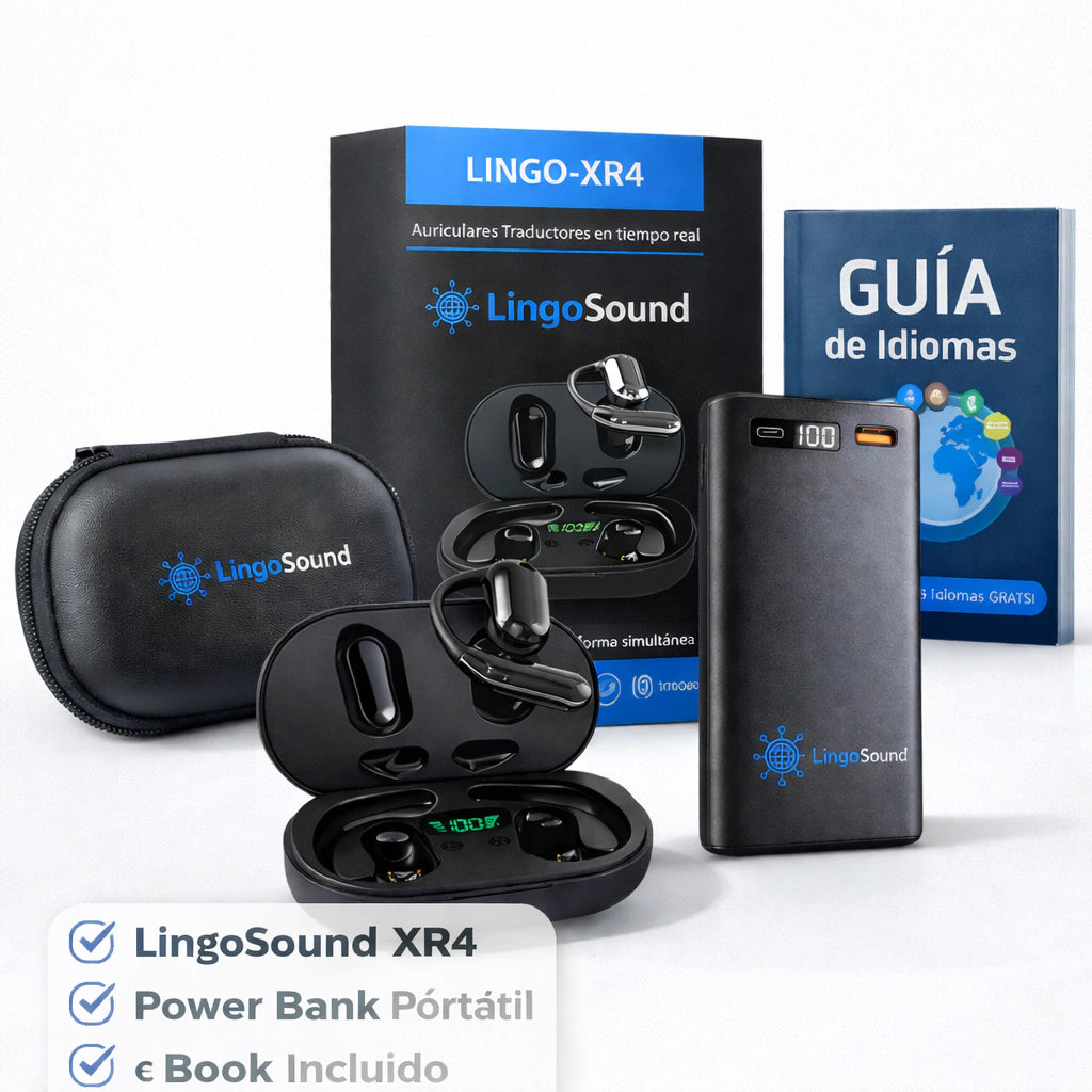 Pack VIaje LingoSound ( XR4 + Accesorios )