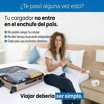 Adaptador Universal de Viaje - 3 en 1