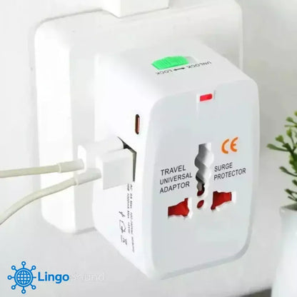 Adaptador Universal de Viaje - 3 en 1