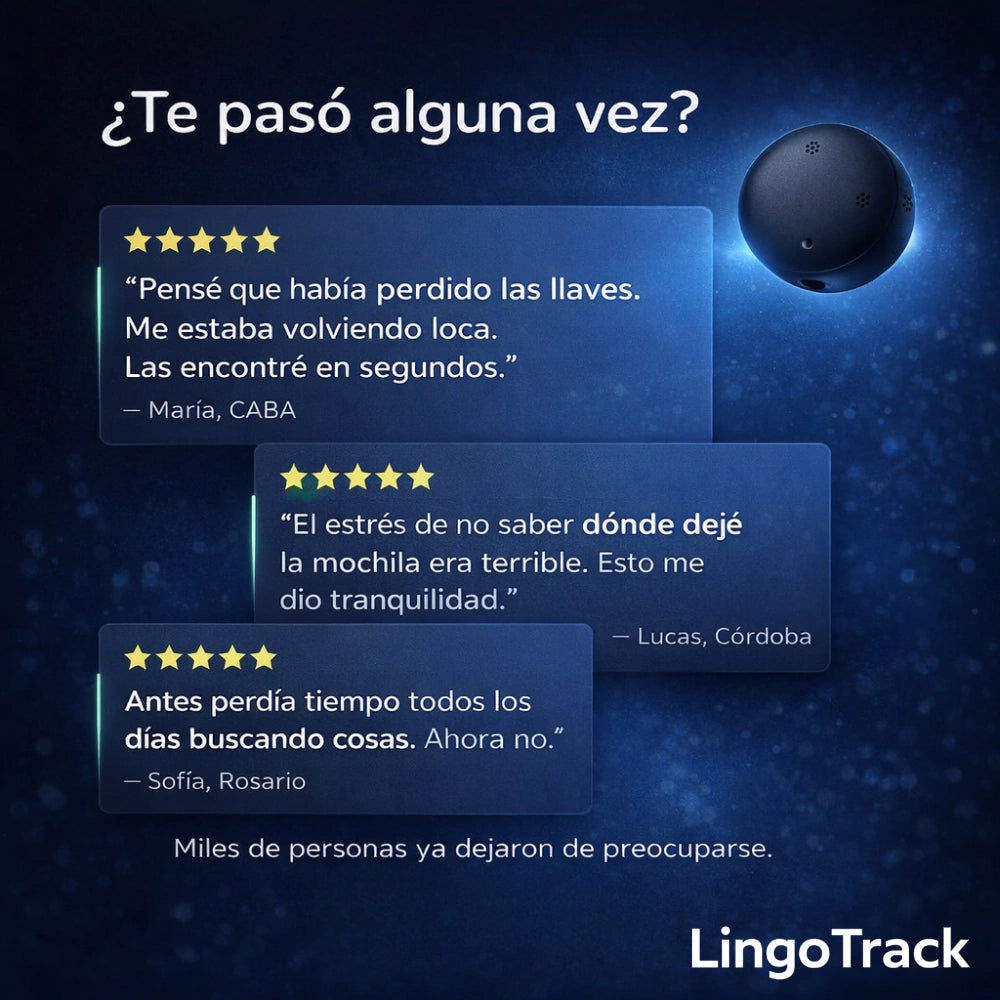Localizador de Valija y Llaves - LingoTrack Premium