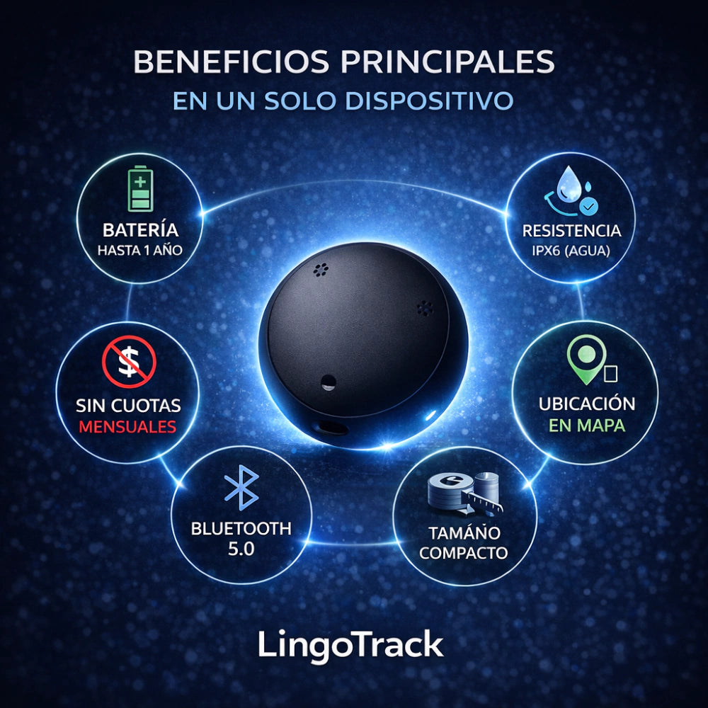 Localizador de Valija y Llaves - LingoTrack Premium