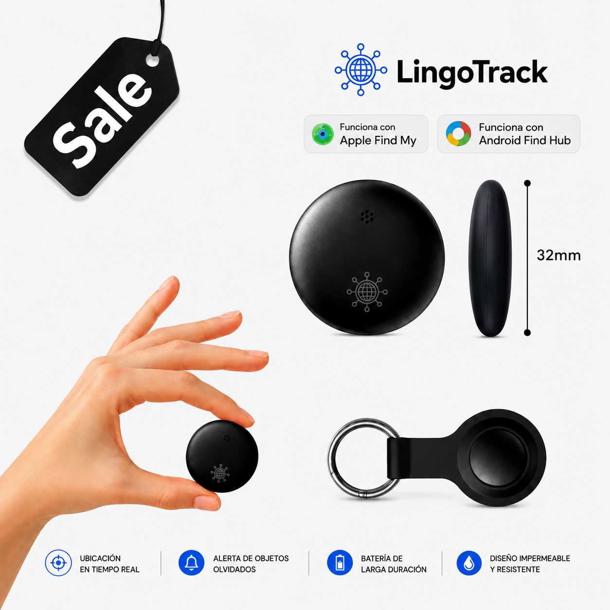 Localizador de Valija y Llaves - LingoTrack Premium